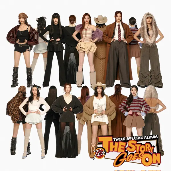 TWICE group photo from Ten: The Story Goes On